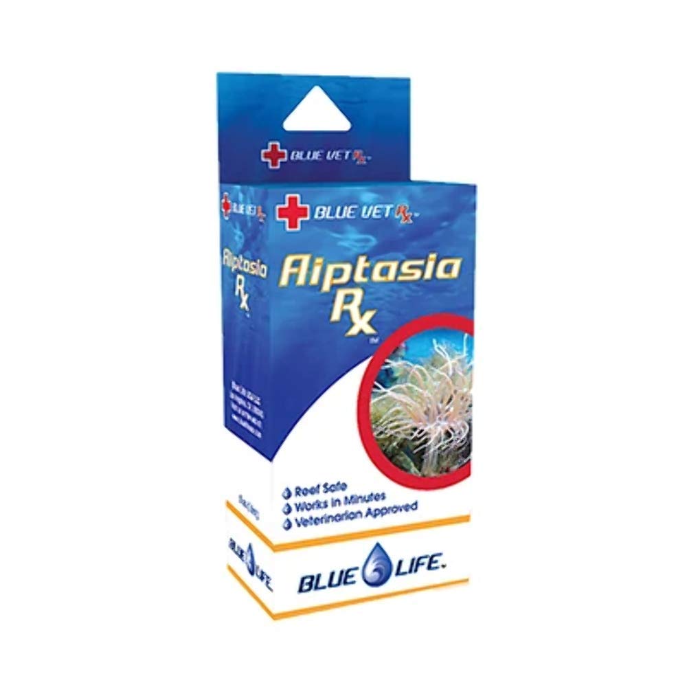 Blue Life Aiptasia Control flacon 15 ml montrant application précise et élimination rapide