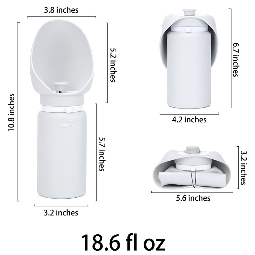 BlueDreamer bouteille pliée compacte, gain de place
