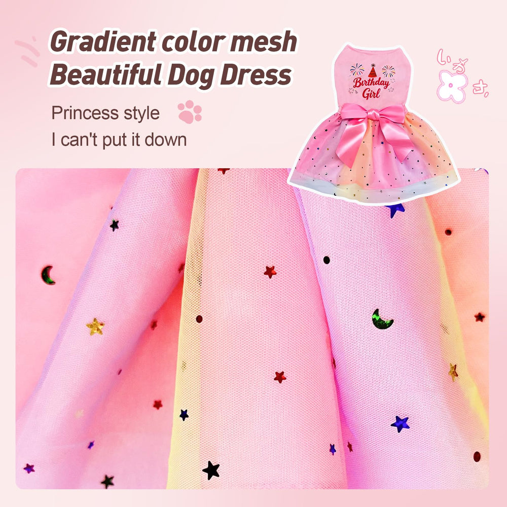 BLZEDIM robe portée par petit chien, look festif approprié pour anniversaires
