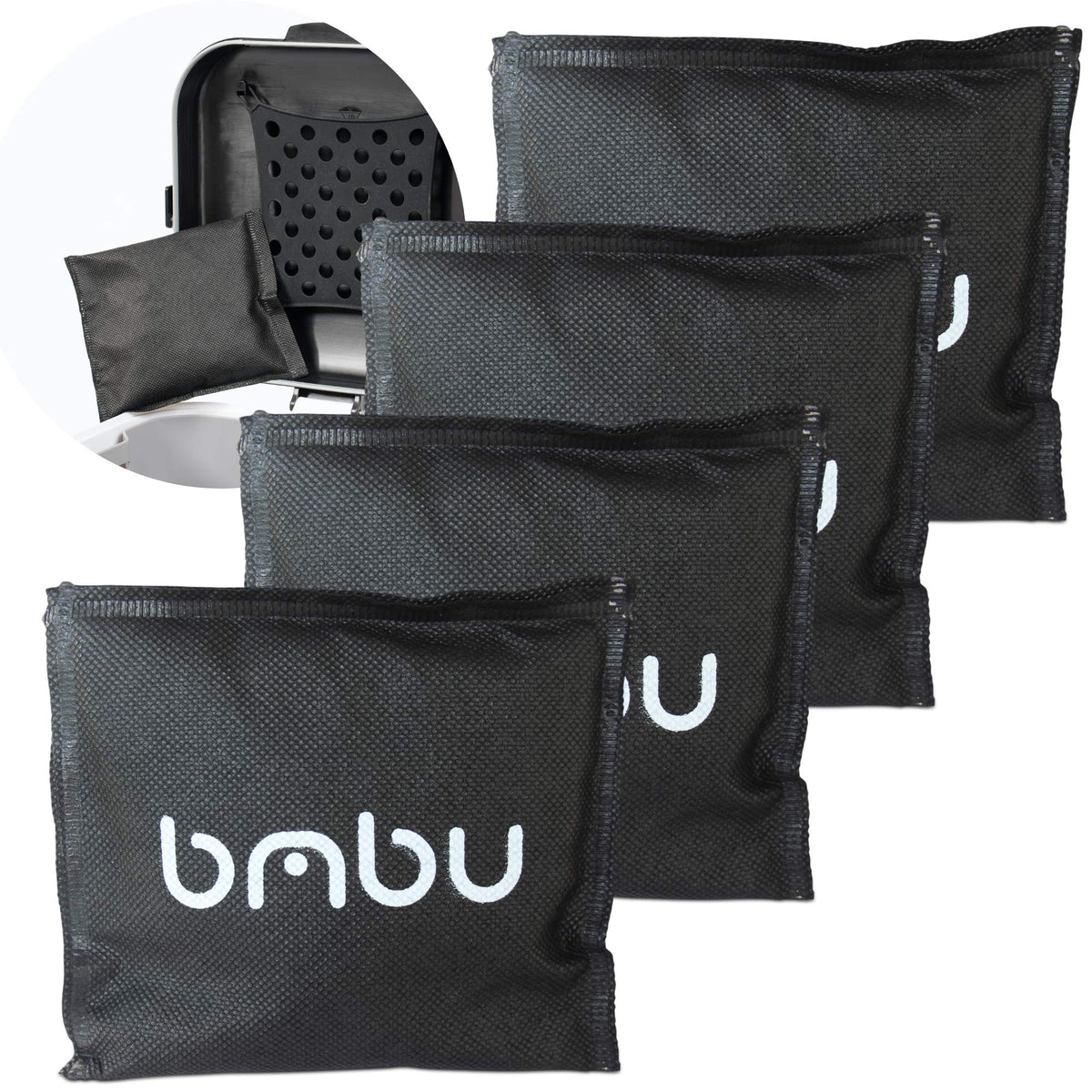bmbu sachet avant packaging montrant remplacement pratique et gain d'espace