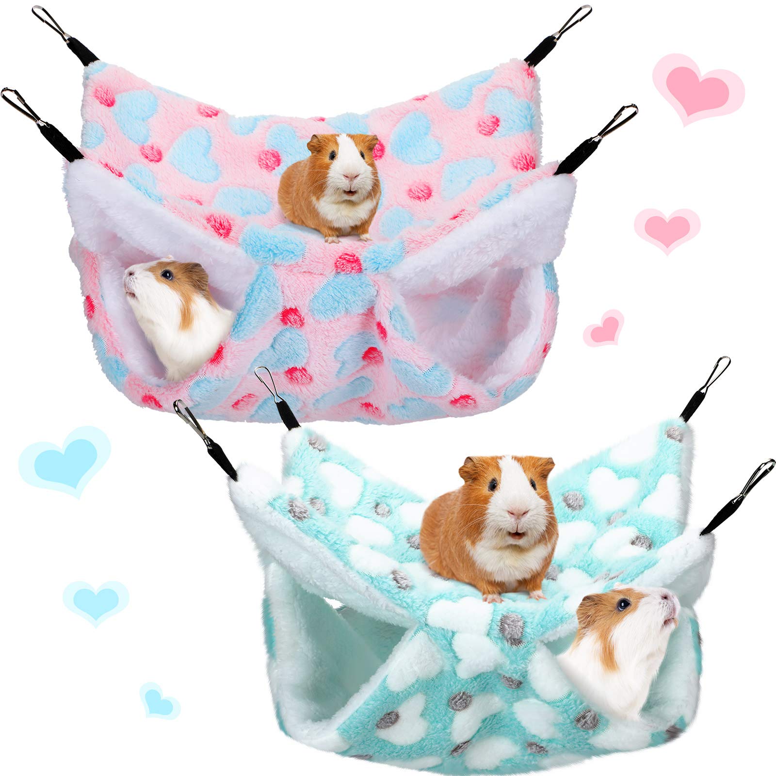 Boao hamac face avant montrant couleurs mint green et rose pour confort