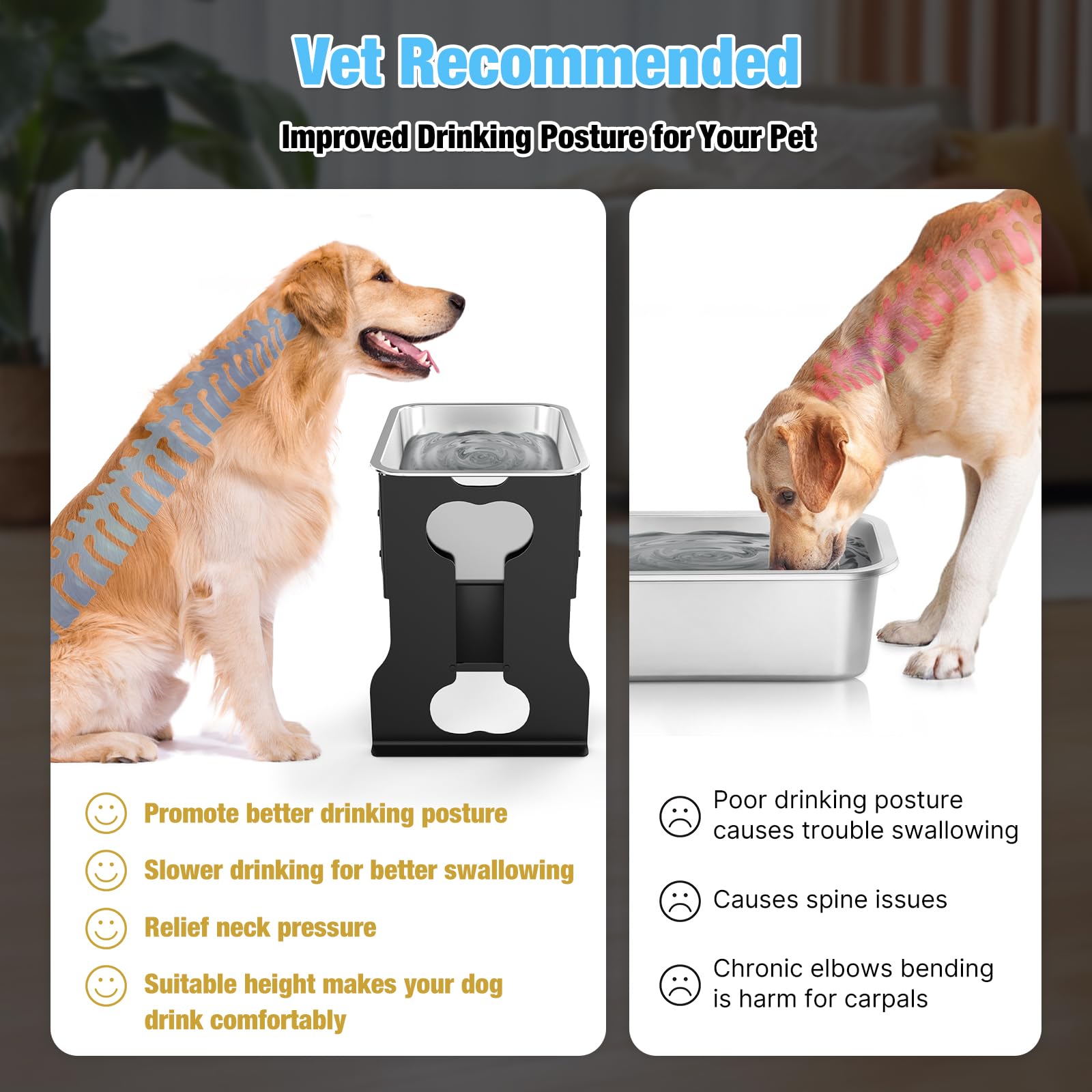 Bobbie & Laxi support métal détail montrant robustesse et design