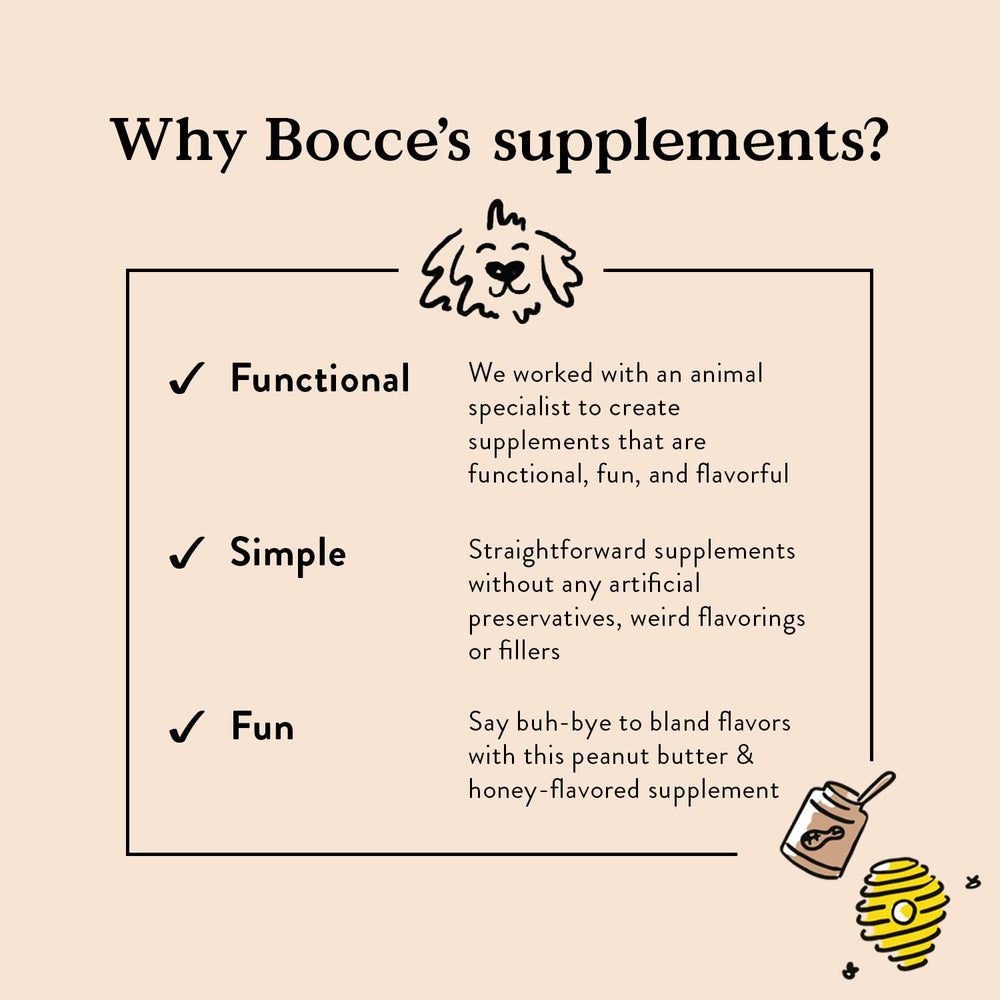 Bocce's Bakery étiquette composition claire affichant dosages et allergènes