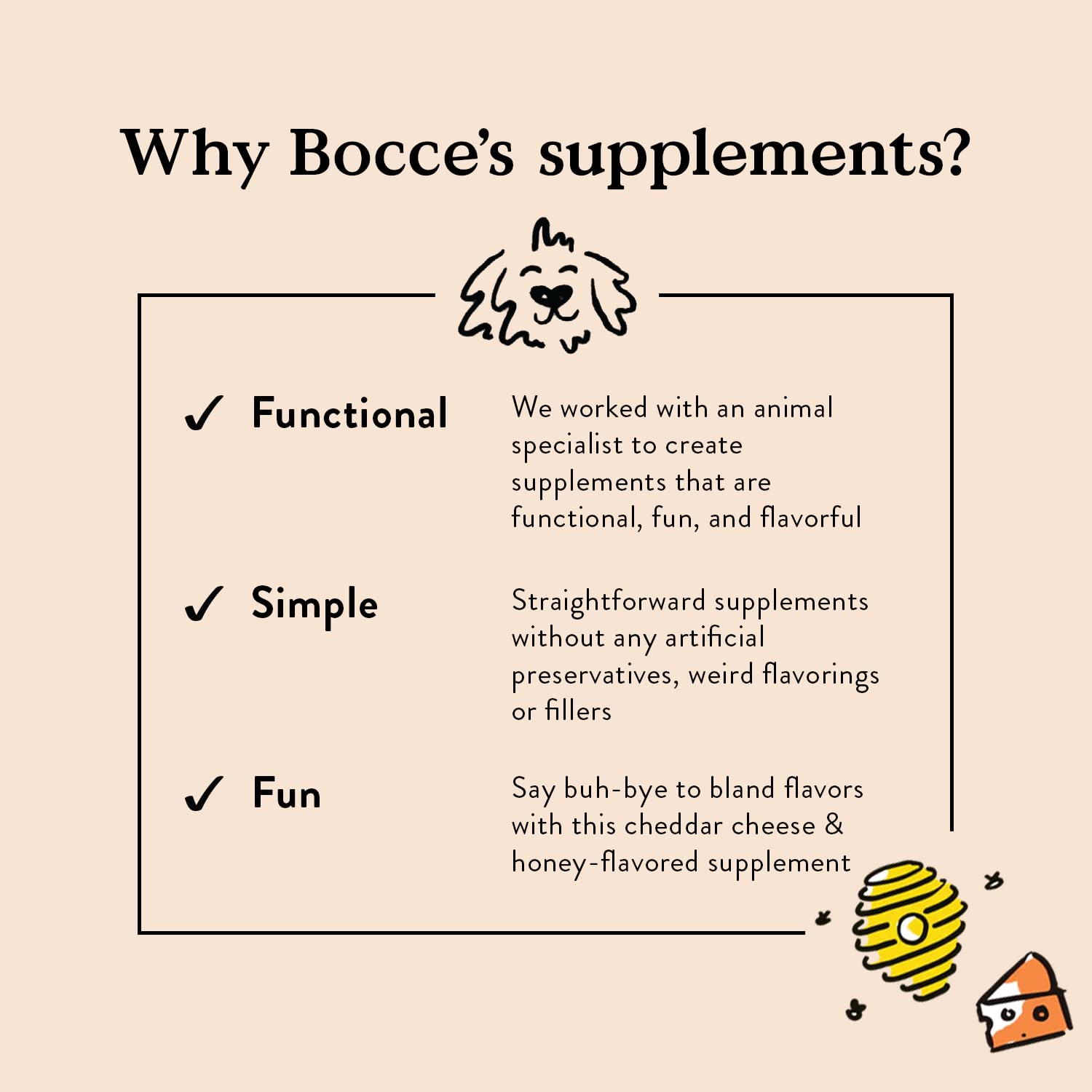 Bocce's Bakery friandise utilisée en entraînement pour récompense immédiate