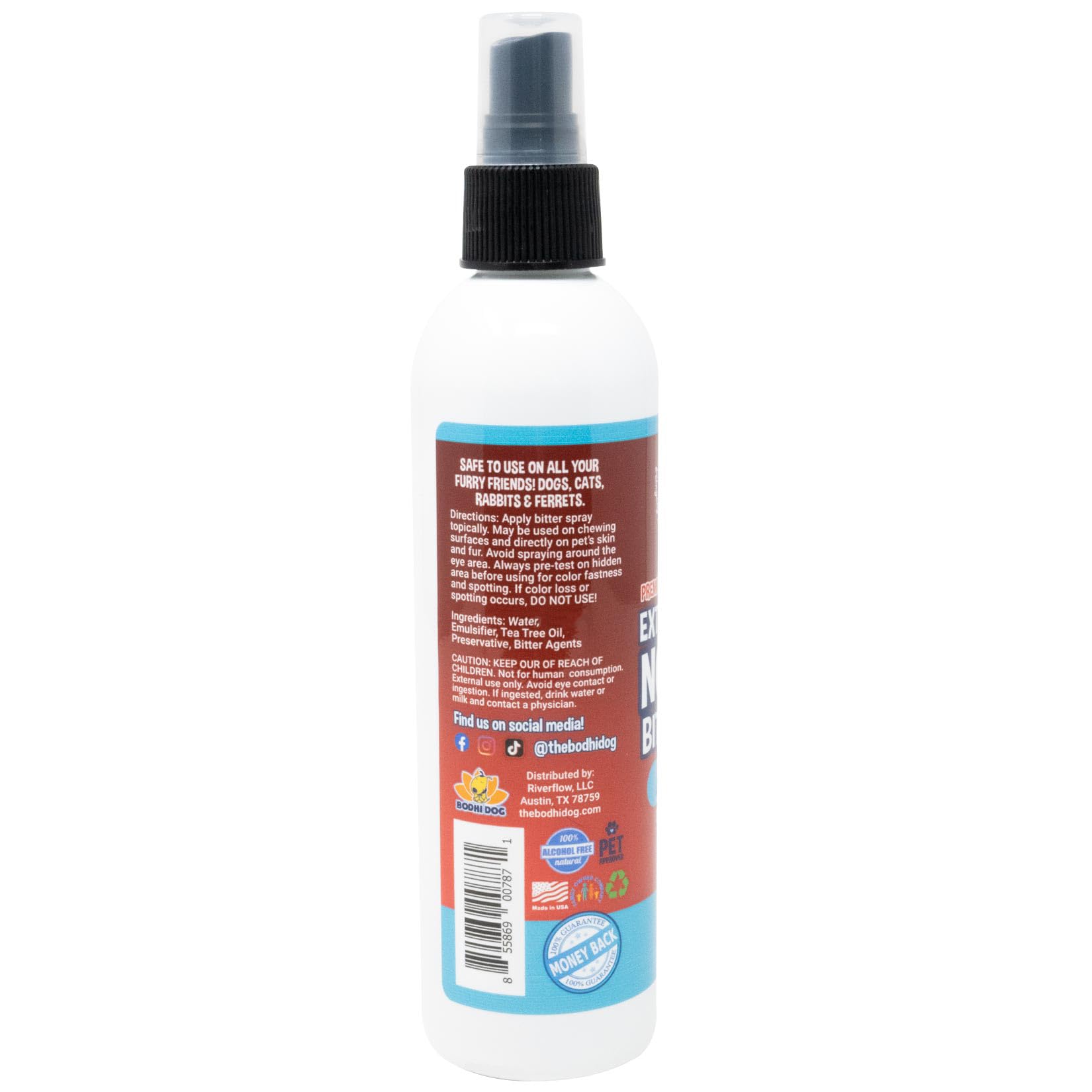 Bodhi Dog spray utilisé sur un canapé pour dissuader le mordillement