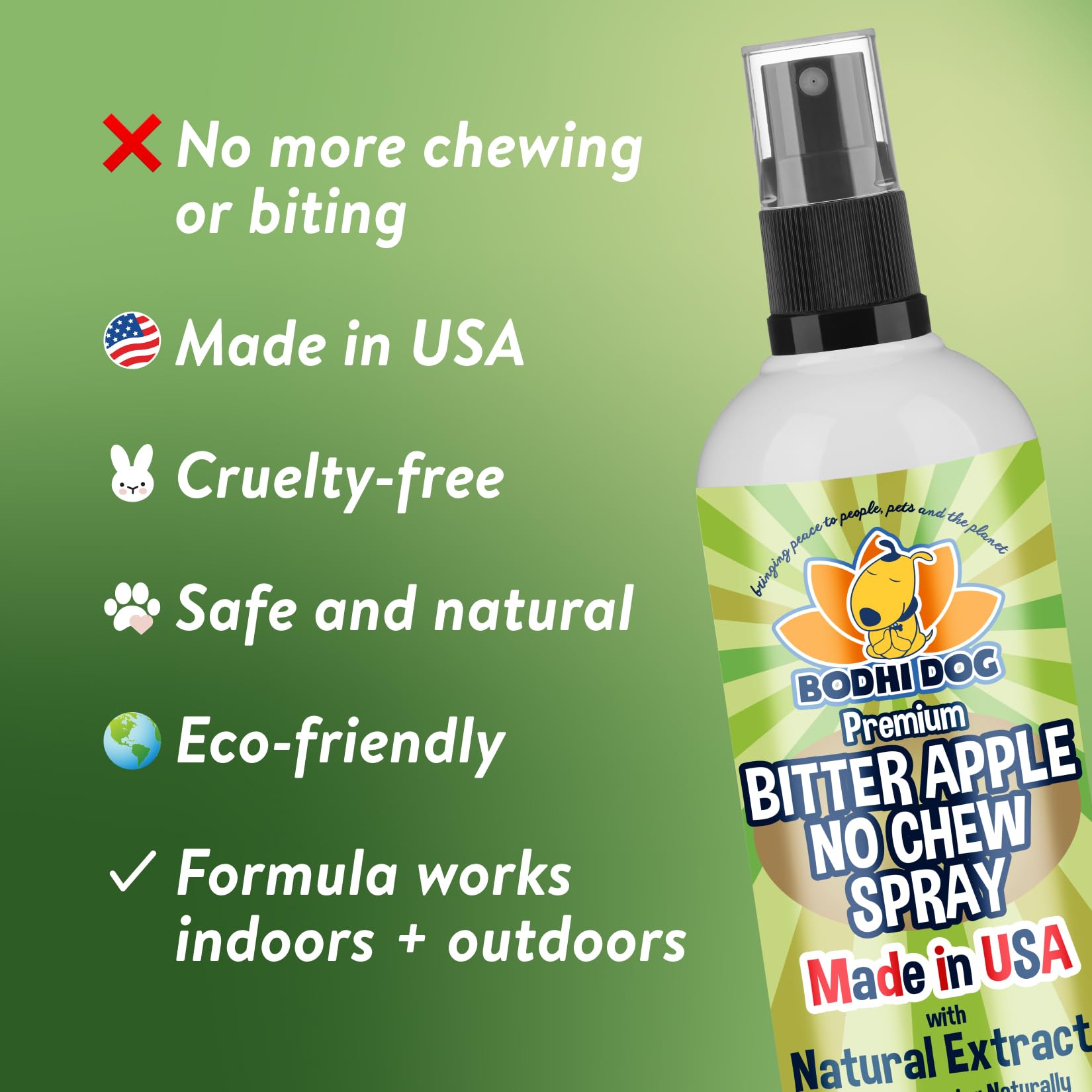 Bodhi Dog profil de la bouteille et étiquette lisible, formulation naturelle et éthique