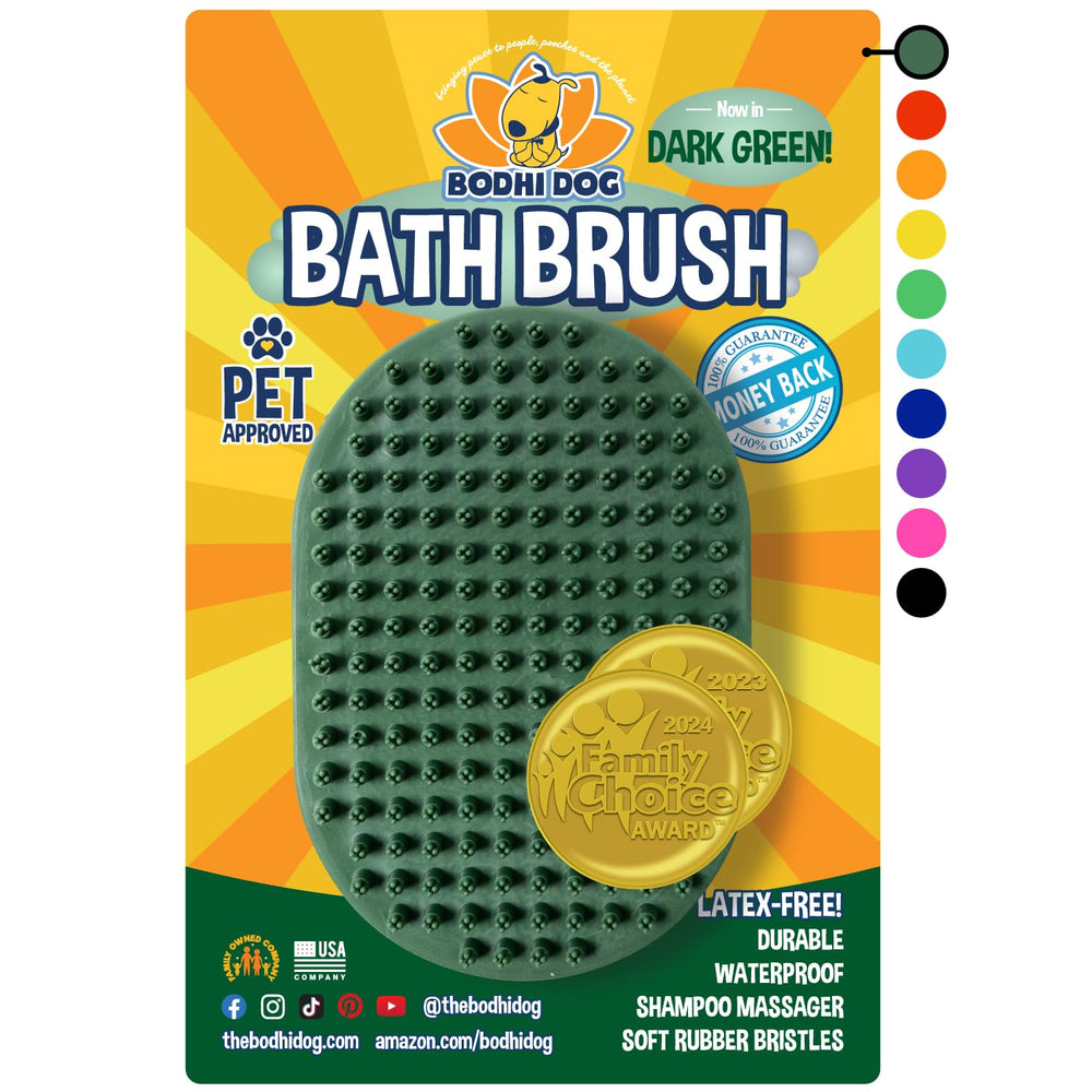 Bodhi Dog brosse de bain vue avant montrant la forme ergonomique et prise confortable