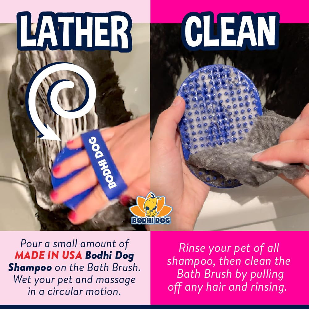 Bodhi Dog brosse utilisée sous pommeau de douche accélérant le rinçage et réduisant les résidus