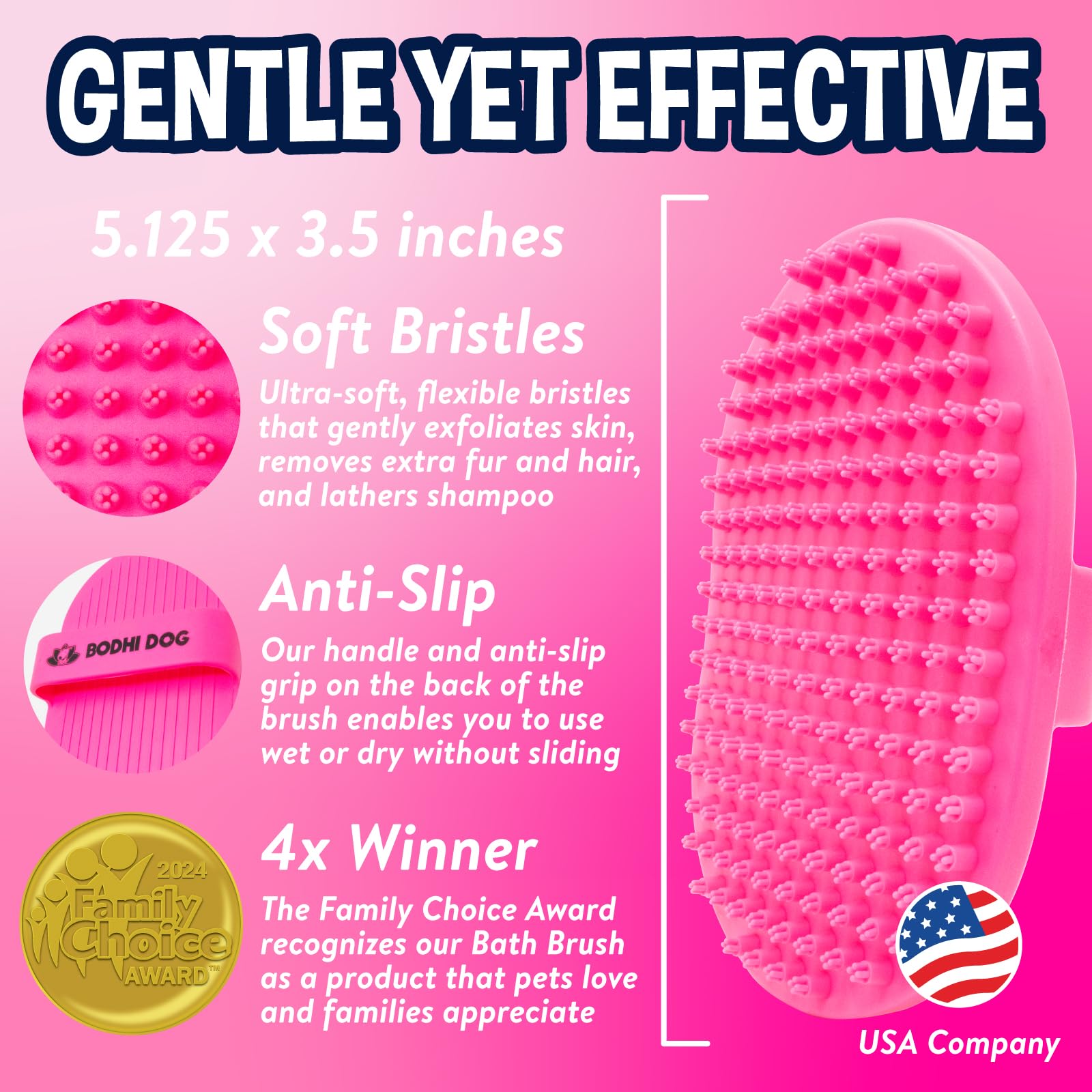 Bodhi Dog brosse en contexte extérieur montrant facilité d'utilisation