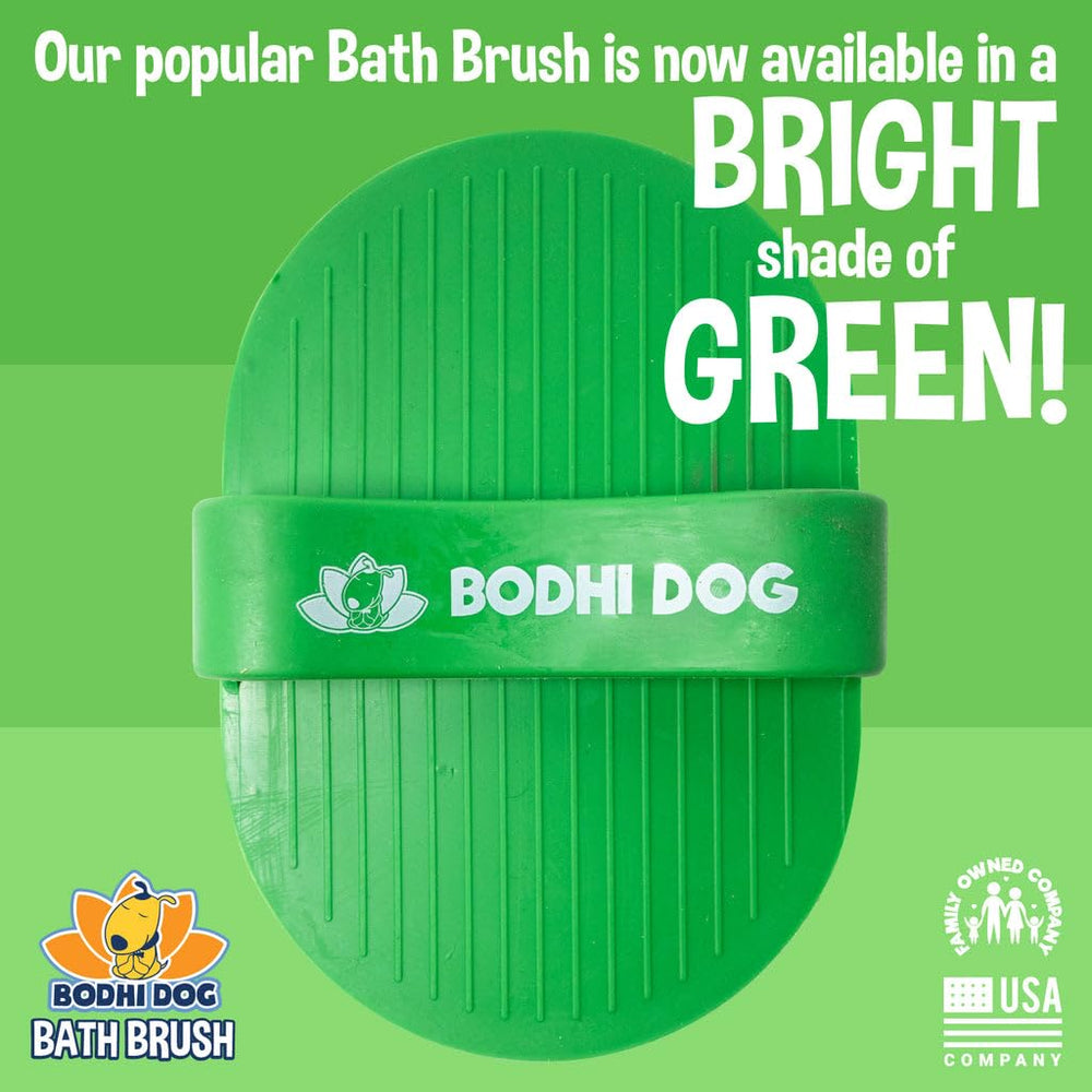 Bodhi Dog gros plan sur picots en caoutchouc offrant massage doux et répartition du shampooing