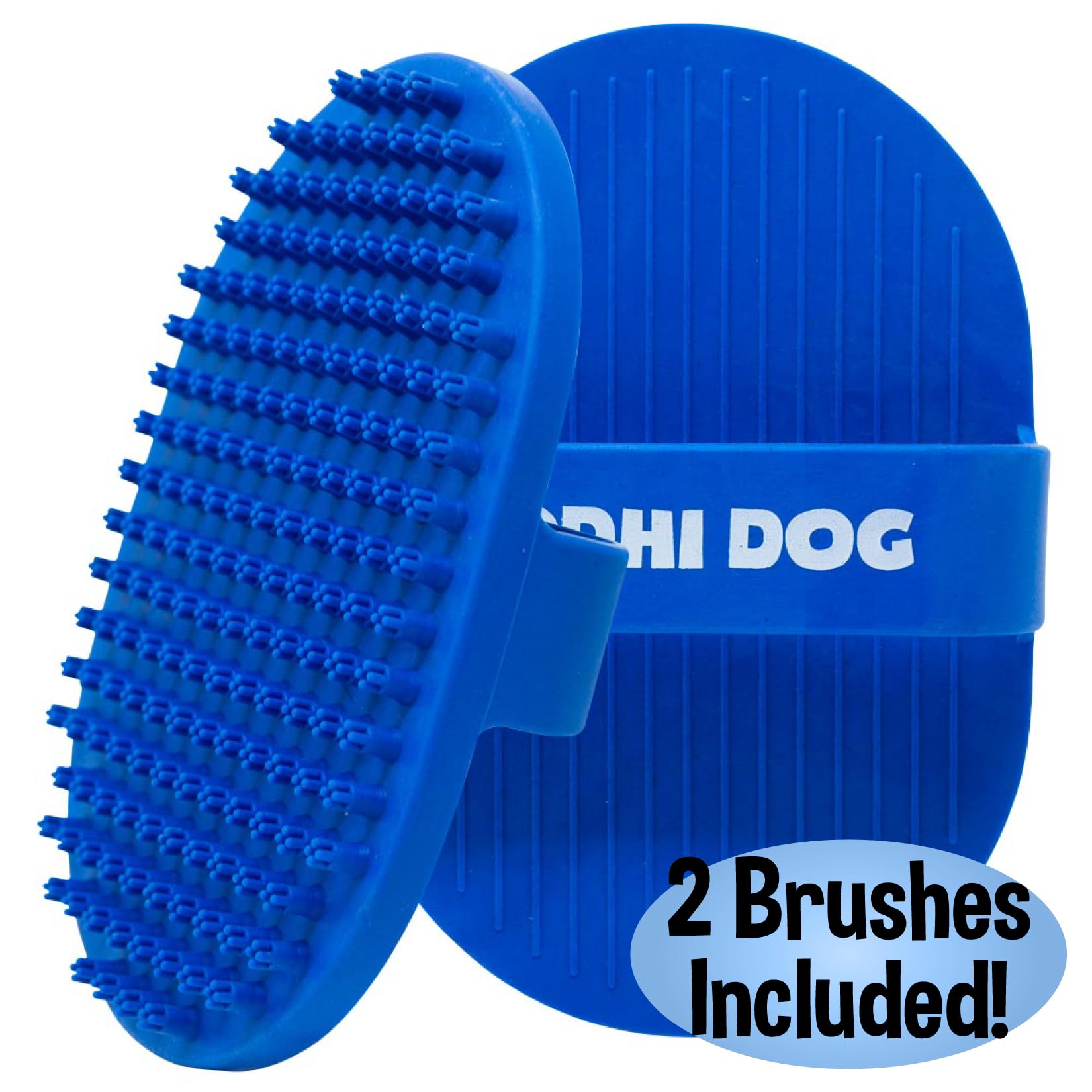 Bodhi Dog gros plan picots montrant massage doux et nettoyage efficace