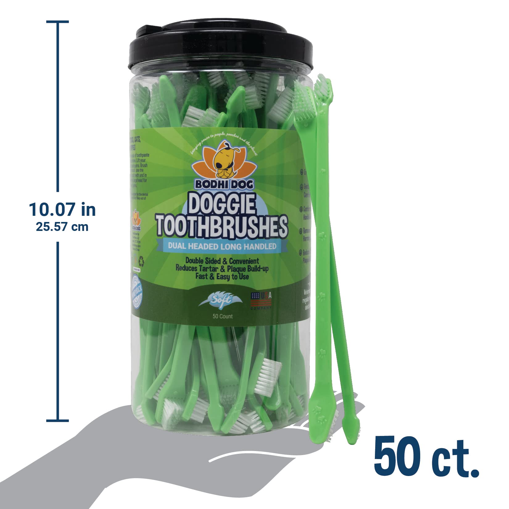 Bodhi Dog pot de 50 unités pour approvisionnement hygiénique et pratique