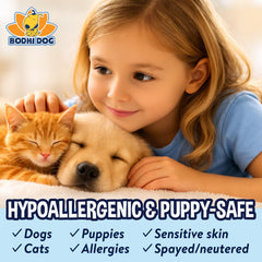 Bodhi Dog gros plan sur la texture du spray et aspect non gras