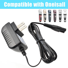 Chargeur BOEEA alimentant une tondeuse oneisall pendant la coupe, usage pratique