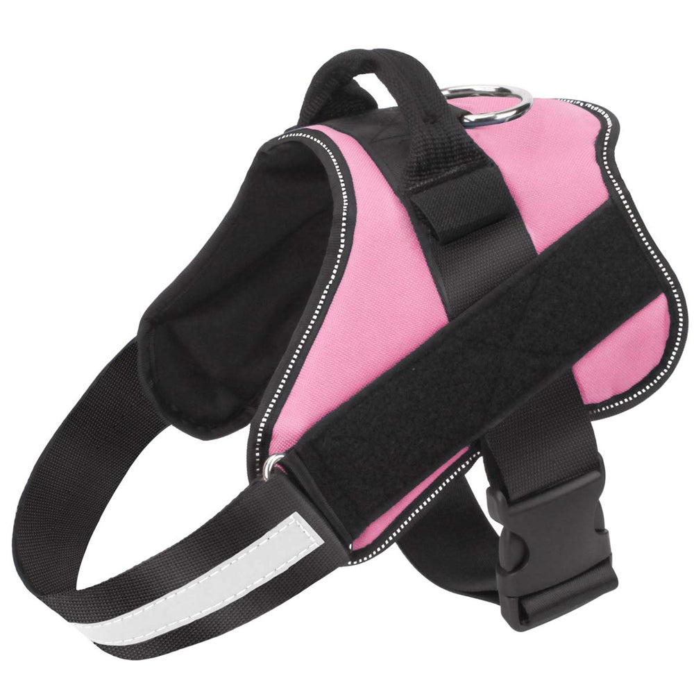 Bolux harnais face avant rose montrant coupe ergonomique et confort