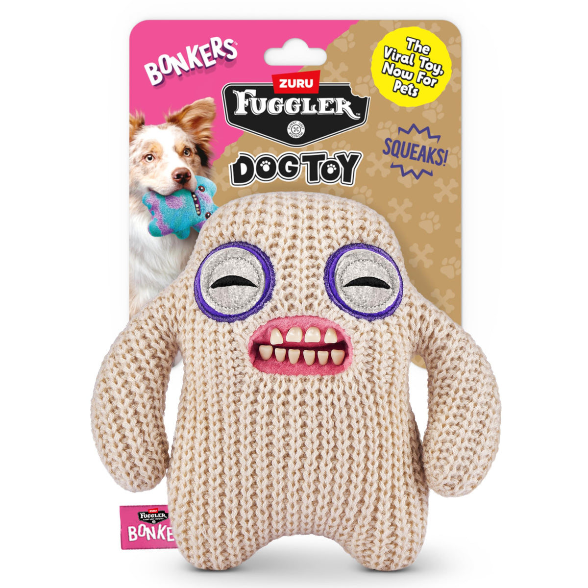 Bonkers Fuggler Mr Needles face avant montrant design et attrait ludique