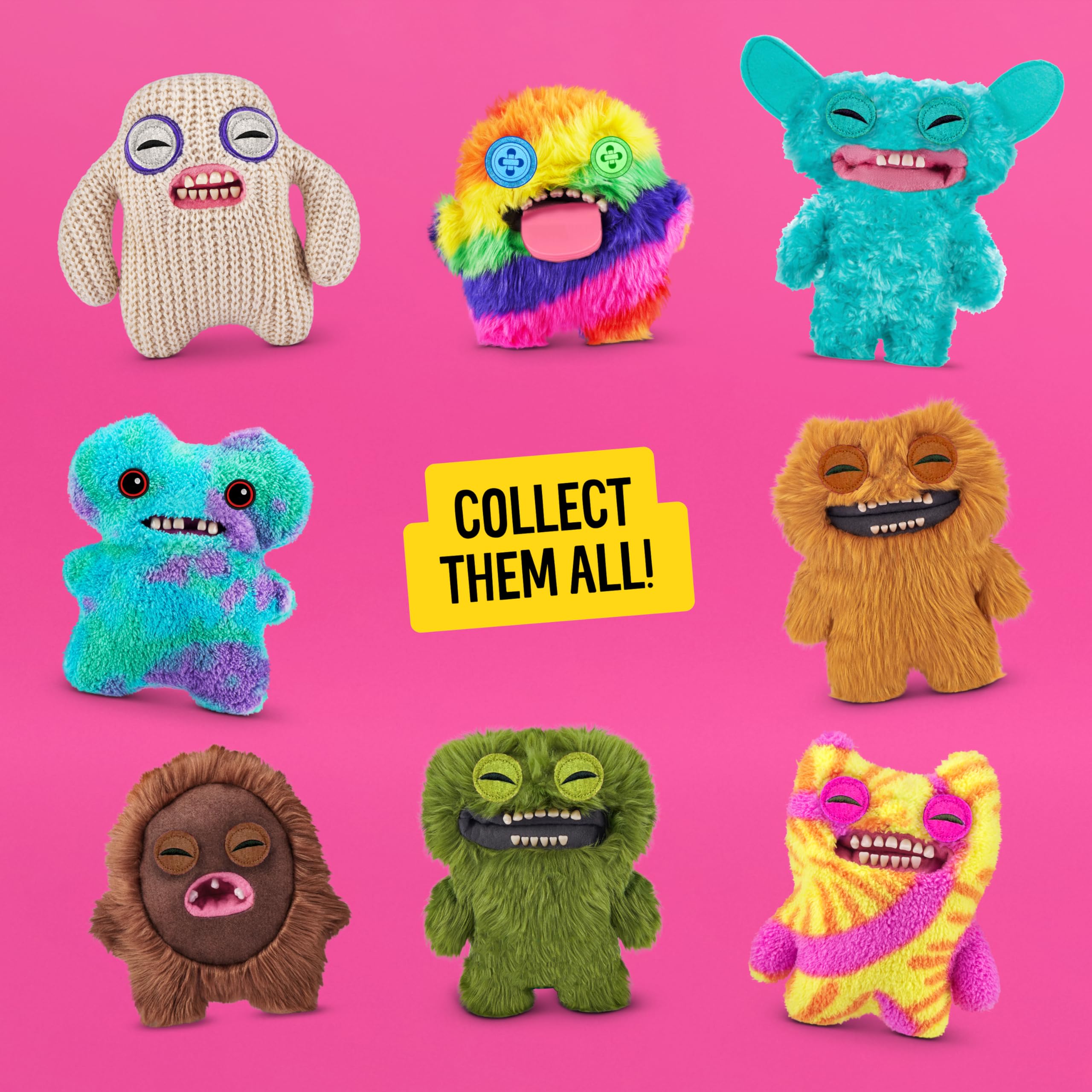 Bonkers Fuggler texture peluche douce pour câlins confortables