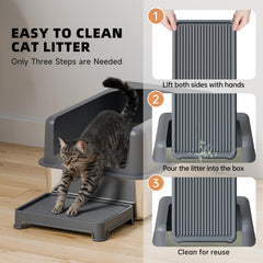 Booche marche en usage avec chat sortant, sortie sûre et propre