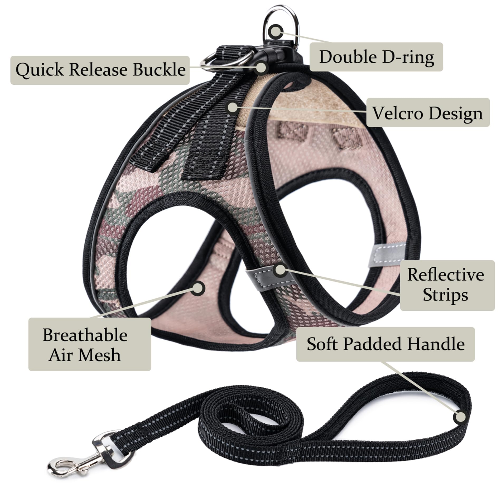 BOOMIBOO gros plan mesh respirant montrant confort et ventilation du harnais
