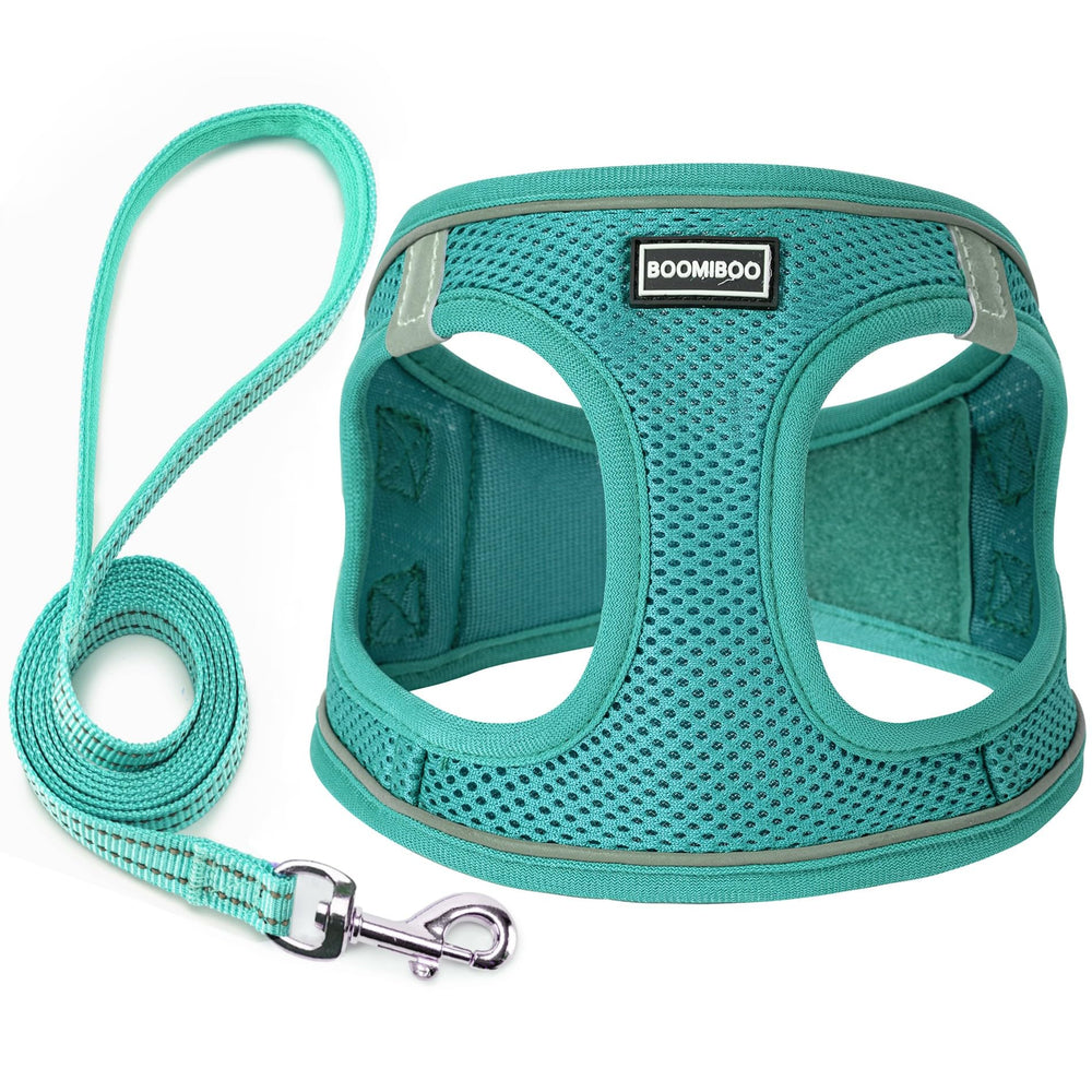 BOOMIBOO harnais vert forêt face montrant maintien confortable