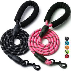 BOOMIBOO laisses noir et rose montrant le pack et la finition résistante