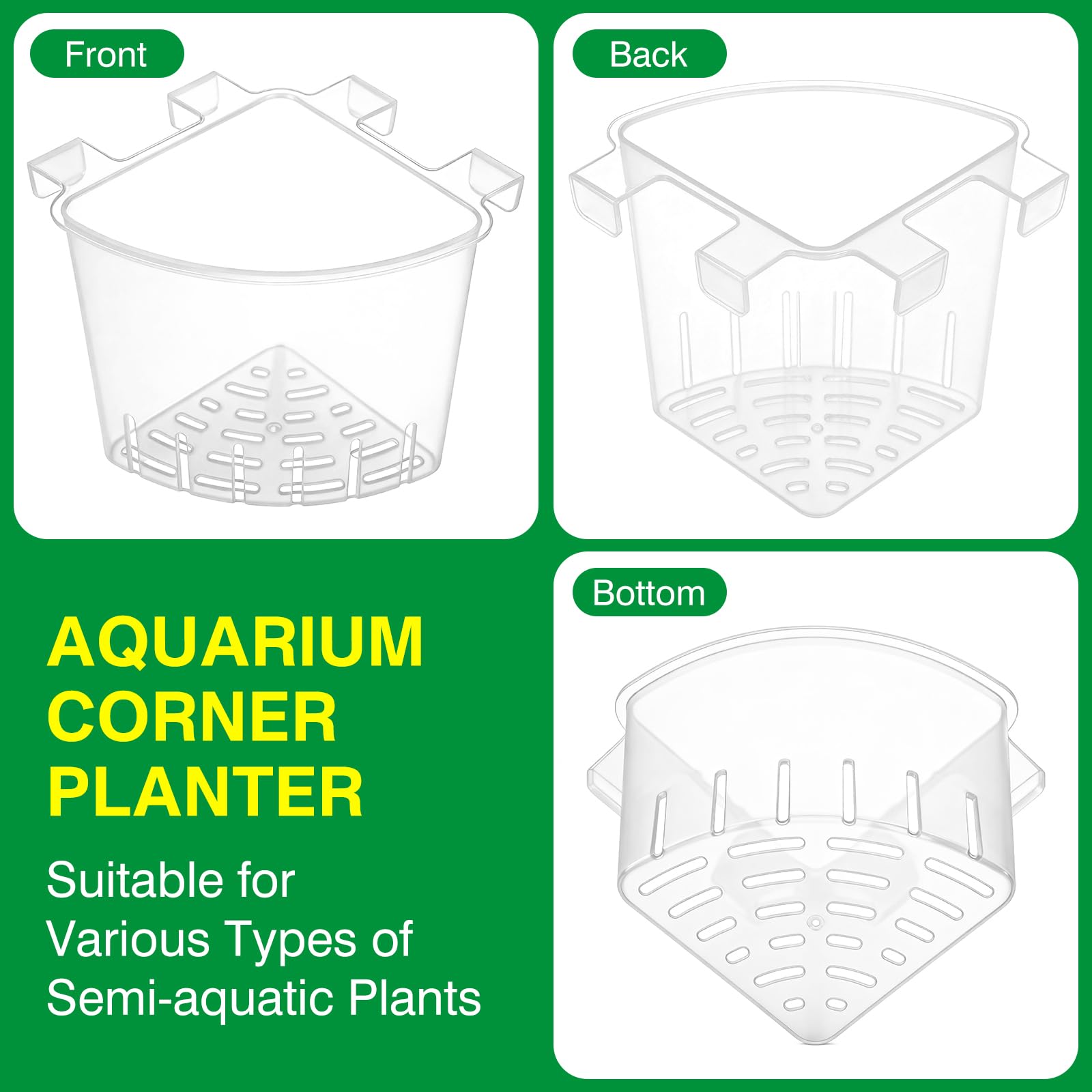 Borlech texture polypropylène PP, matériau sûr et durable pour aquarium
