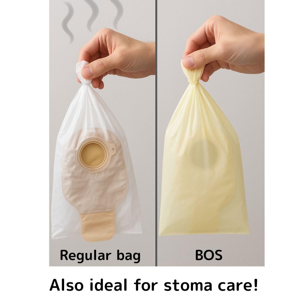 BOS sac en usage avec litière de chat pour élimination hygiénique