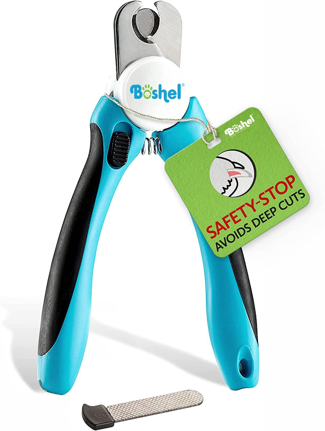 Boshel face avant du coupe-ongles montrant le design professionnel et la finition durable