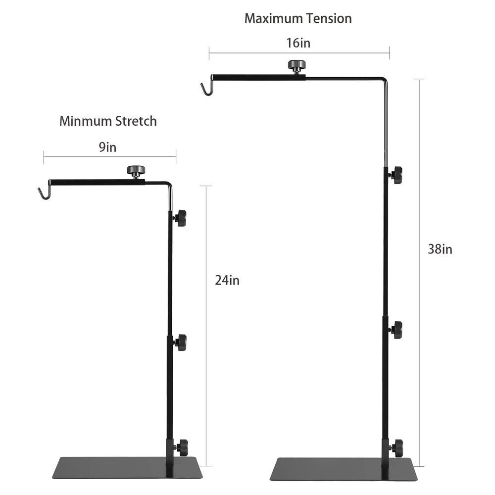 BOURDSERK bras cantilever ajustable démontrant positionnement précis des lampes