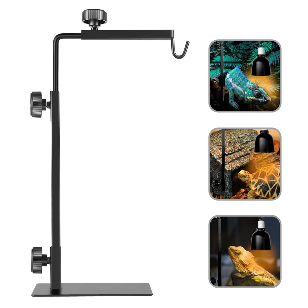 BOURDSERK support lampe face au terrarium pour installation stable