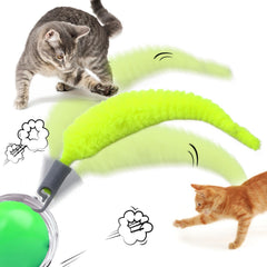 BOXOB queue installée sur jouet en mouvement, stimule l'activité du chat
