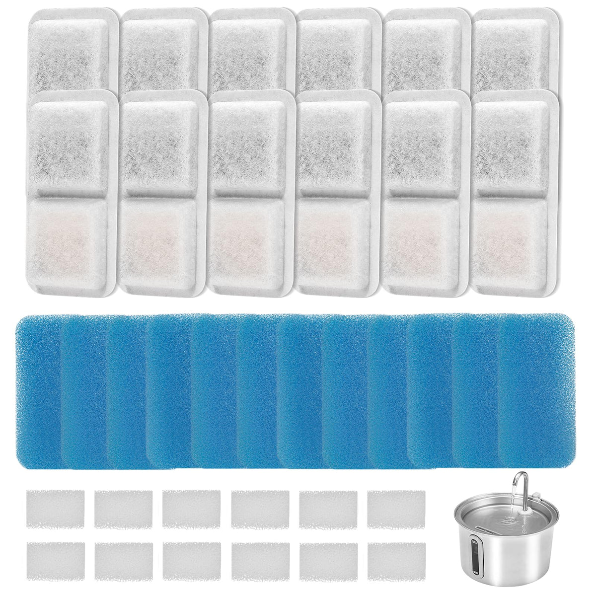 Bravelk emballage avant montrant pack de 12 pour remplacement pratique