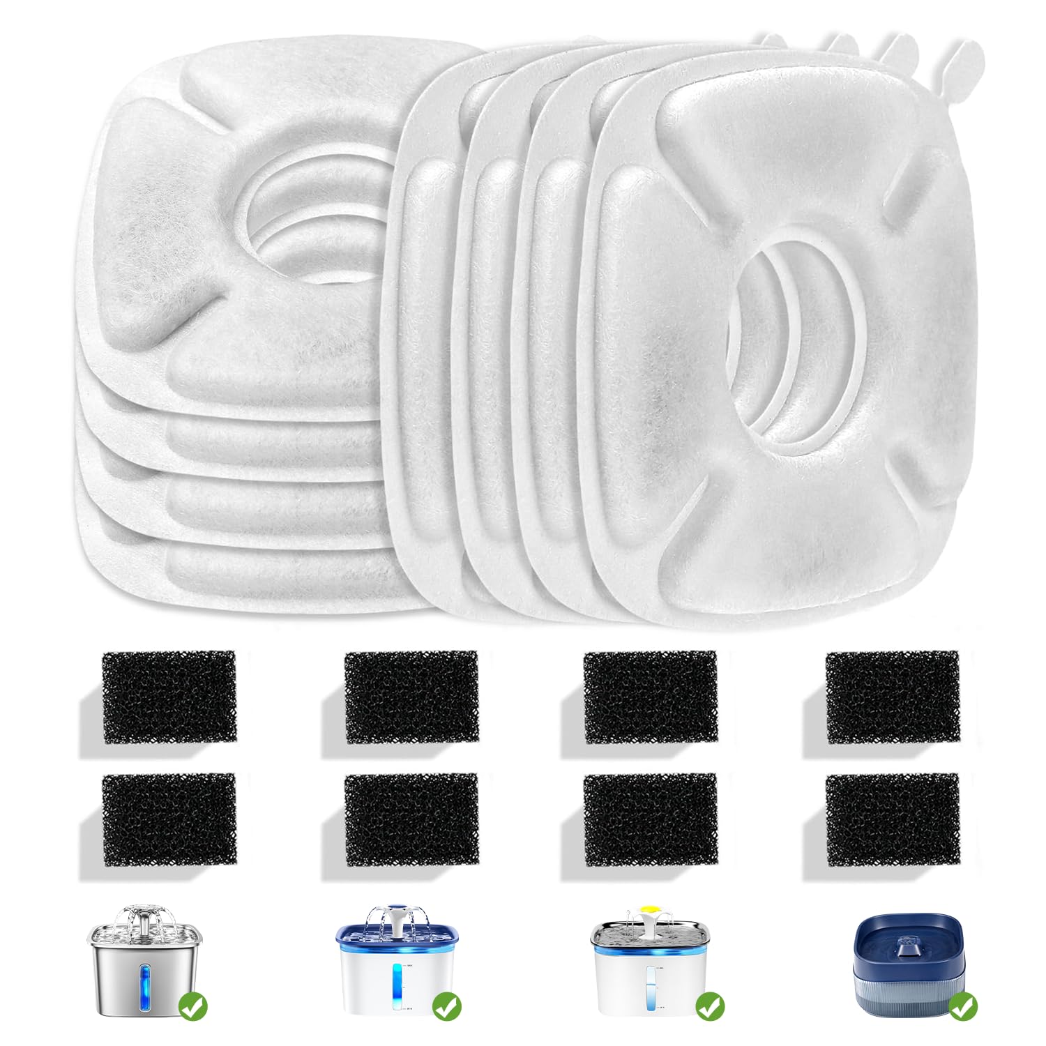 Bravelk emballage avant montrant le pack de 8 filtres et 8 mousses, facilité d'achat