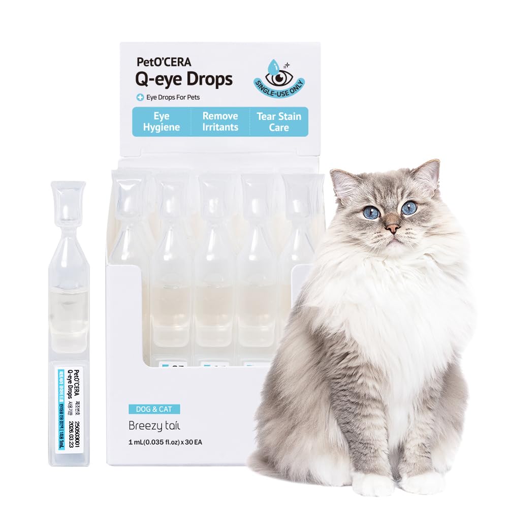 Breezytail emballage avant montrant 30 unidoses pour hygiène oculaire quotidienne