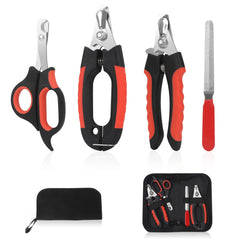 Bretheil coffret face avant montrant tous les coupe-ongles et l’étui pour organisation