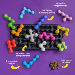 Brightkins Kanoodle gros plan mécanisme rotatif, apprentissage interactif sûr