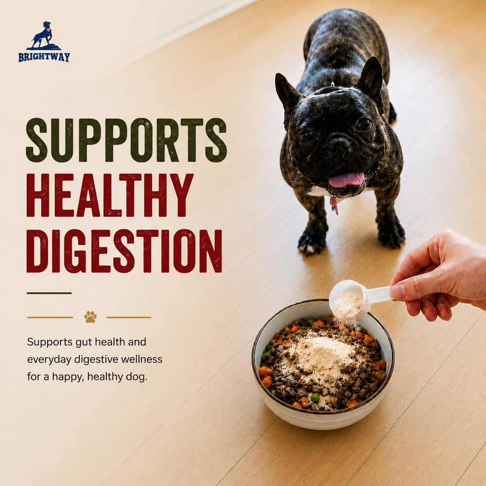 Brightway Pets étiquette ingrédients détaillée garantissant qualité et traçabilité