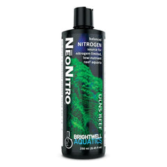 Brightwell Aquatics NēoNitro flacon avant montrant l'étiquette, efficacité pour équilibre nutritif