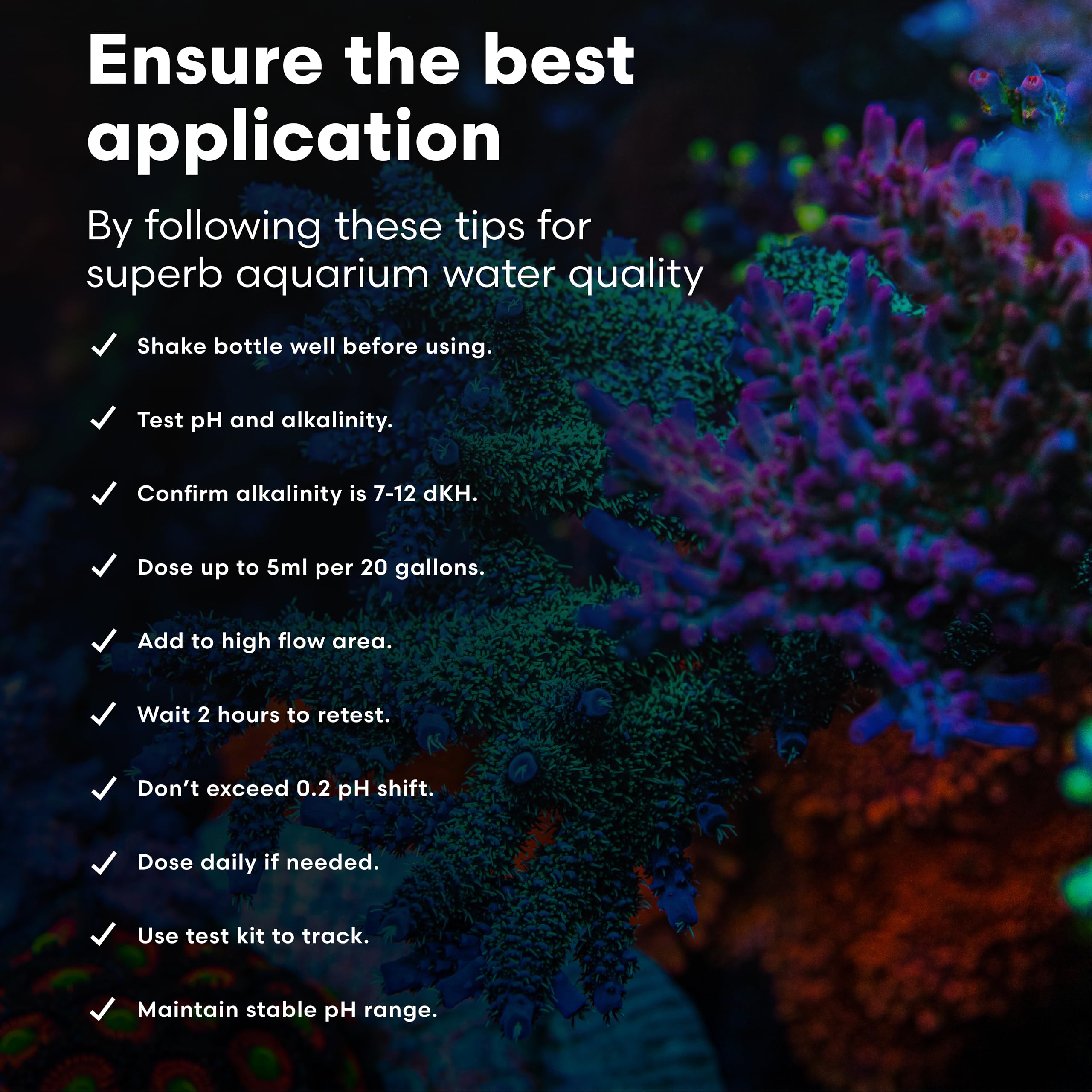 Brightwell Aquatics étiquette produit détaillant composition ultra-pure et instructions