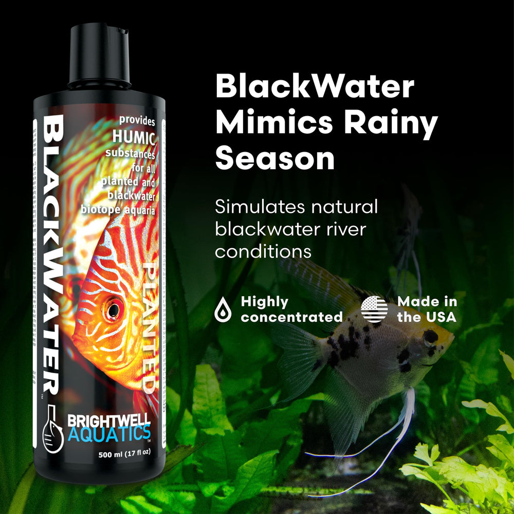 Brightwell Aquatics gros plan étiquette présentant ingrédients et instructions lisibles