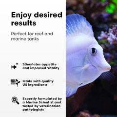 Brightwell Aquatics gouttes de GarlicPower sur une main pour dosage précis, facilite l'application