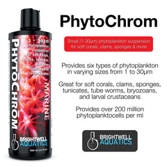 Brightwell Aquatics texture PhytoChrom vue rapprochée montrant la suspension riche bénéfique