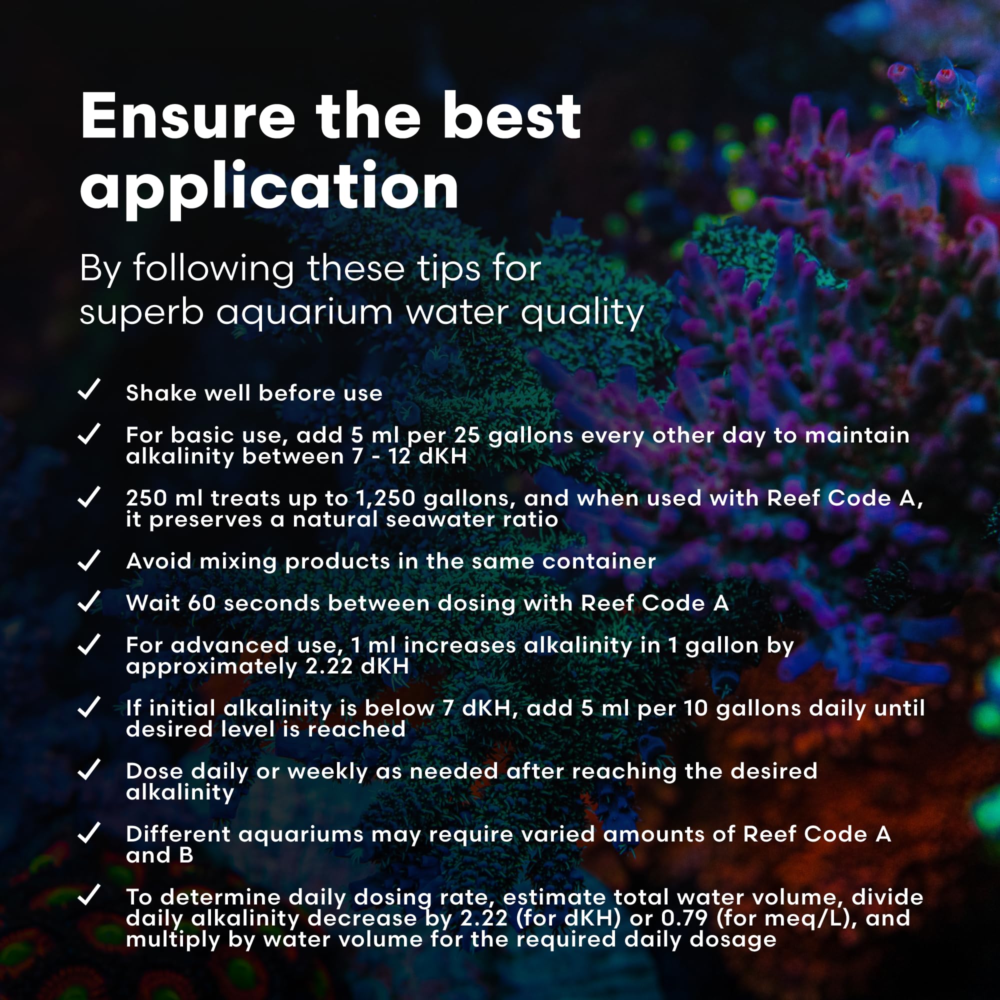 Brightwell Aquatics flacon 2L à côté d'une règle pour visualiser l'échelle