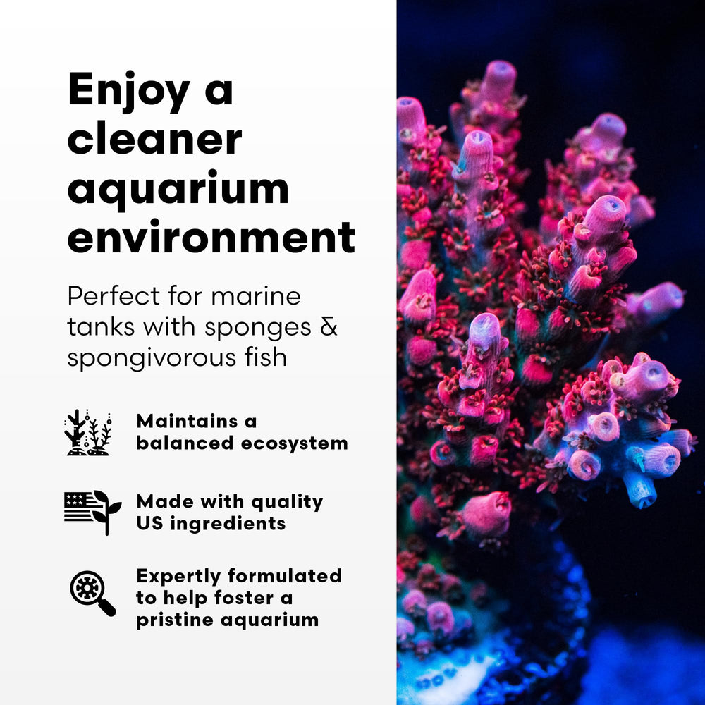 Brightwell Aquatics étiquette SpongExcel gros plan garantissant instructions claires