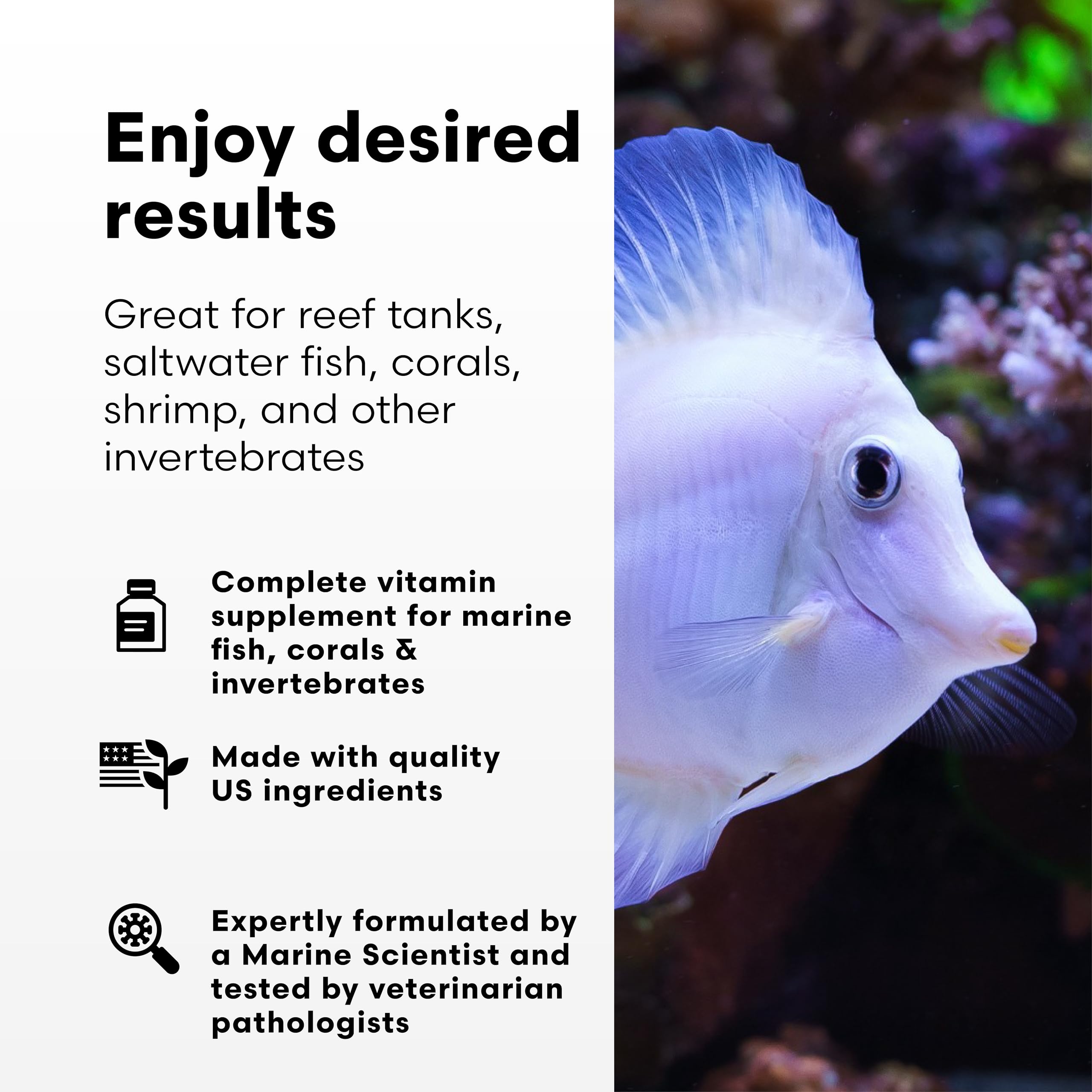 Brightwell Aquatics goutteur Vitamarin‑M utilisé pour dosage et facilité