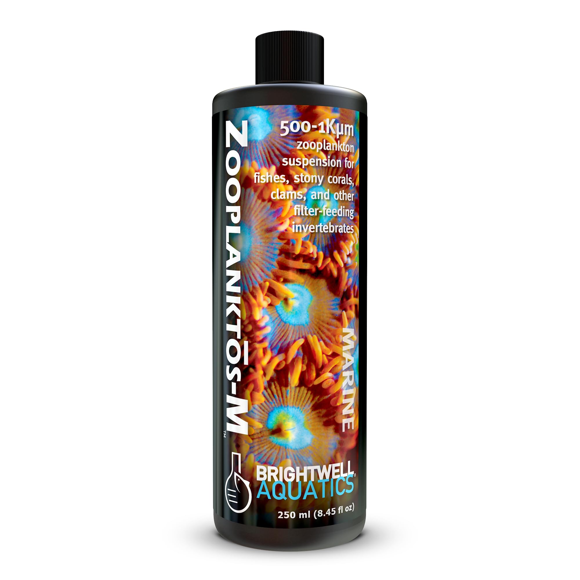Brightwell Zooplanktōs-M bouteille devant pour distribution facile