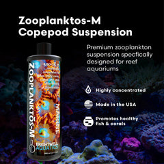 Brightwell Zooplanktōs-M gros plan montrant texture nutritive dense