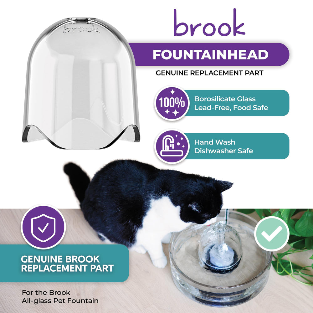 Brook coupole en usage sur fontaine illustrant écoulement d'eau sûr