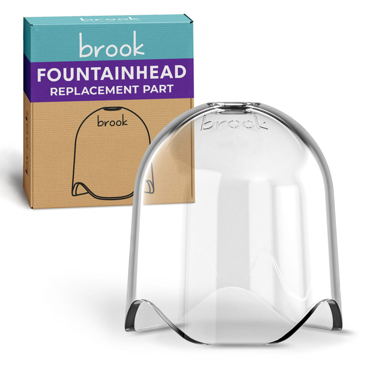 Brook coupole face avant montrant design transparent et ajustement exact