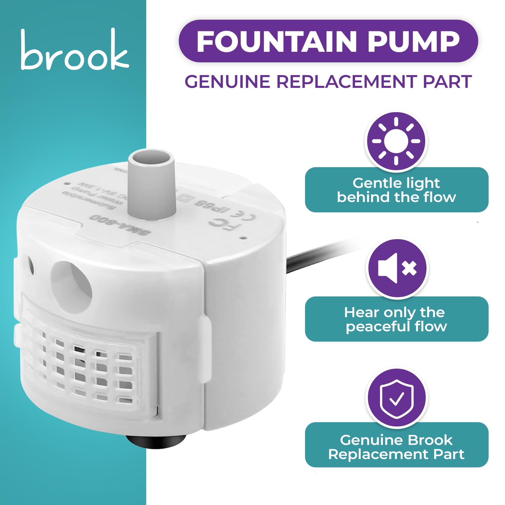 Gros plan de la turbine SMA-800 Brook illustrant la qualité et durabilité